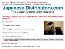 Tablet Screenshot of japanesedistributors.com